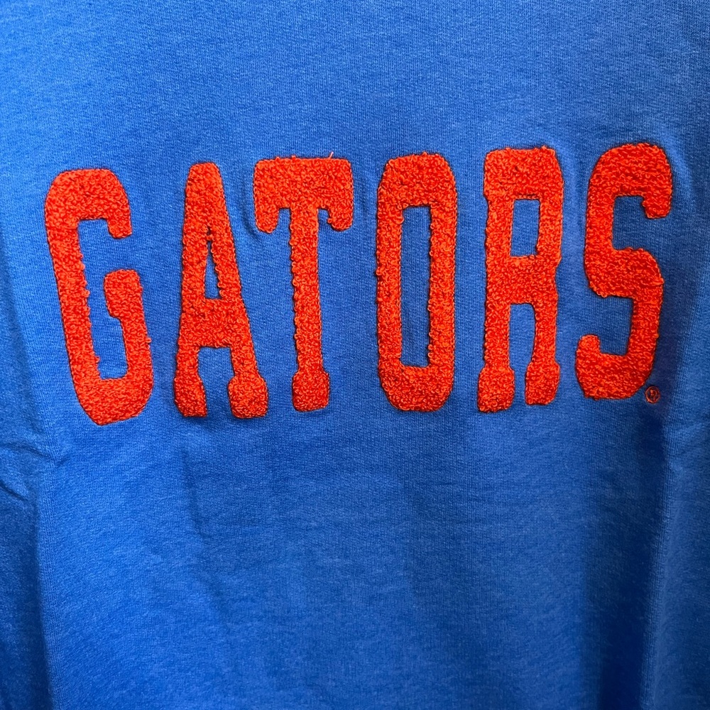Florida Gators Chenille Lettering Light Weight Sweatshirt Size Large - Picture 2 of 8